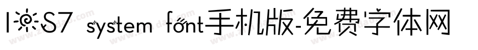 IOS7 system font手机版字体转换
